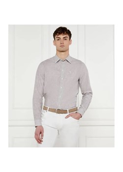 Emporio Armani Lniana koszula | Regular Fit ze sklepu Gomez Fashion Store w kategorii Koszule męskie - zdjęcie 184323073