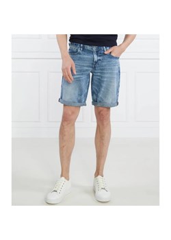 GUESS Szorty SONNY SHORT | Regular Fit | z dodatkiem lnu ze sklepu Gomez Fashion Store w kategorii Spodenki męskie - zdjęcie 184323090