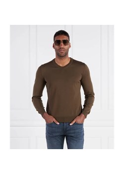 BOSS BLACK Wełniany sweter Baram-L | Regular Fit ze sklepu Gomez Fashion Store w kategorii Swetry męskie - zdjęcie 184323143