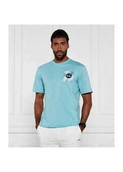 Hugo Blue T-shirt Nufloro | Regular Fit ze sklepu Gomez Fashion Store w kategorii T-shirty męskie - zdjęcie 184323291