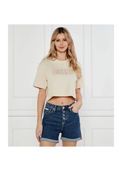 Calvin Klein Jeans T-shirt VARSITY | Cropped Fit ze sklepu Gomez Fashion Store w kategorii Bluzki damskie - zdjęcie 184323293