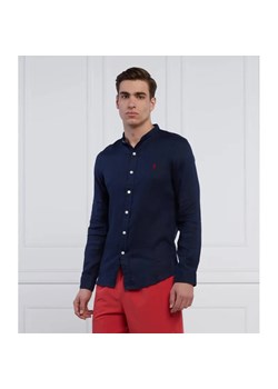 POLO RALPH LAUREN Lniana koszula | Slim Fit ze sklepu Gomez Fashion Store w kategorii Koszule męskie - zdjęcie 184323550