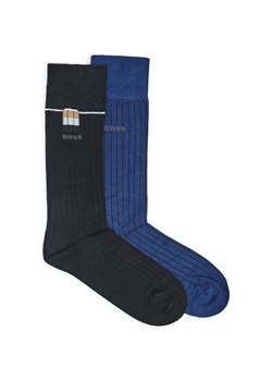 BOSS BLACK Skarpety 2-pack 2P RS Fine Rib EC ze sklepu Gomez Fashion Store w kategorii Skarpetki męskie - zdjęcie 184323893