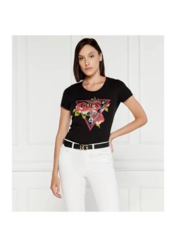 GUESS T-shirt ROSES | Regular Fit ze sklepu Gomez Fashion Store w kategorii Bluzki damskie - zdjęcie 184323964