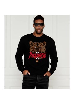Dsquared2 Wełniany sweter | Slim Fit ze sklepu Gomez Fashion Store w kategorii Swetry męskie - zdjęcie 184324264