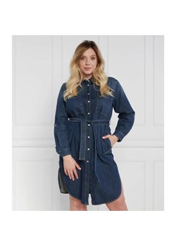 Persona by Marina Rinaldi Sukienka z paskiem plus size | denim ze sklepu Gomez Fashion Store w kategorii Sukienki - zdjęcie 184324330