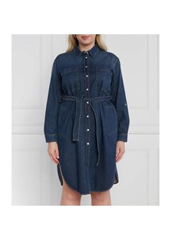 Persona by Marina Rinaldi Sukienka z paskiem plus size | denim ze sklepu Gomez Fashion Store w kategorii Sukienki - zdjęcie 184324331