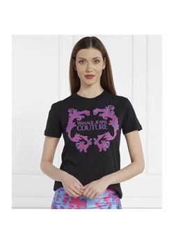 Versace Jeans Couture T-shirt | Regular Fit ze sklepu Gomez Fashion Store w kategorii Bluzki damskie - zdjęcie 184324391