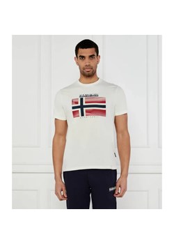Napapijri T-shirt Lari | Relaxed fit ze sklepu Gomez Fashion Store w kategorii T-shirty męskie - zdjęcie 184324472