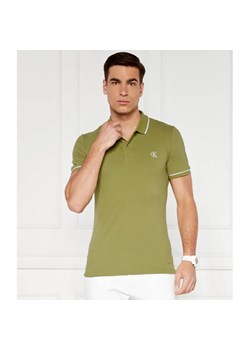 Calvin Klein Jeans Polo | Slim Fit | pique ze sklepu Gomez Fashion Store w kategorii T-shirty męskie - zdjęcie 184324493