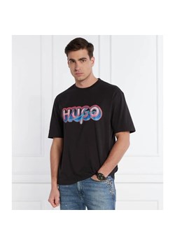Hugo Blue T-shirt Nillumi | Regular Fit ze sklepu Gomez Fashion Store w kategorii T-shirty męskie - zdjęcie 184324633