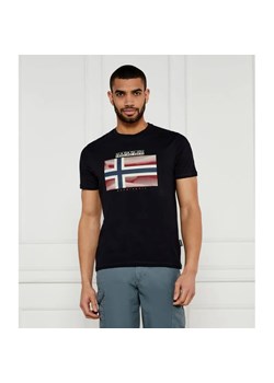 Napapijri T-shirt Lari | Relaxed fit ze sklepu Gomez Fashion Store w kategorii T-shirty męskie - zdjęcie 184324673
