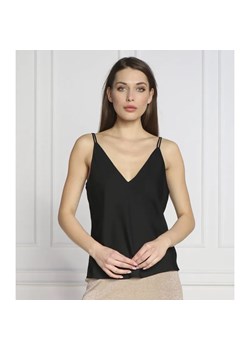 Calvin Klein Satynowy top | Regular Fit ze sklepu Gomez Fashion Store w kategorii Bluzki damskie - zdjęcie 184324772