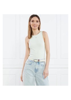Tommy Jeans Top TJW ESSENTIAL RIB TANK | Slim Fit ze sklepu Gomez Fashion Store w kategorii Bluzki damskie - zdjęcie 184324814