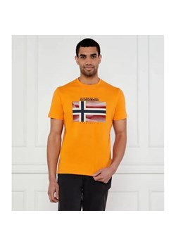 Napapijri T-shirt Lari | Relaxed fit ze sklepu Gomez Fashion Store w kategorii T-shirty męskie - zdjęcie 184324883