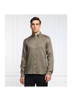 Oscar Jacobson Lniana koszula Harry 3 | Slim Fit ze sklepu Gomez Fashion Store w kategorii Koszule męskie - zdjęcie 184325062