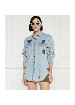 One Teaspoon Jeansowa koszula HENDRIXE | Oversize fit ze sklepu Gomez Fashion Store w kategorii Koszule damskie - zdjęcie 184325221