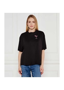 BOSS ORANGE T-shirt C_Eboyfriend_4 | Oversize fit ze sklepu Gomez Fashion Store w kategorii Bluzki damskie - zdjęcie 184325250