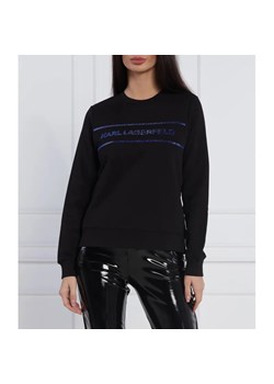 Karl Lagerfeld Bluza Rhinestone | Regular Fit ze sklepu Gomez Fashion Store w kategorii Bluzy damskie - zdjęcie 184325421