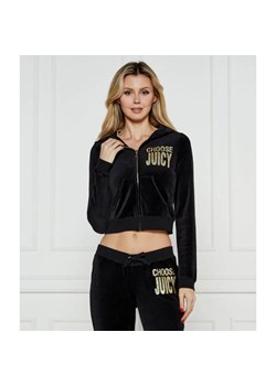 Juicy Couture Bluza Robyn Bamboo Velour Heritage | Cropped Fit ze sklepu Gomez Fashion Store w kategorii Bluzy damskie - zdjęcie 184325562