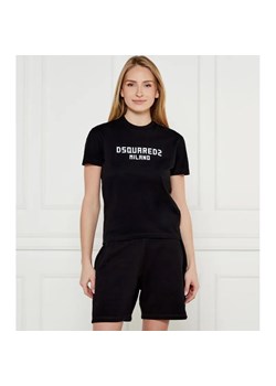 Dsquared2 T-shirt | Regular Fit ze sklepu Gomez Fashion Store w kategorii Bluzki damskie - zdjęcie 184325630