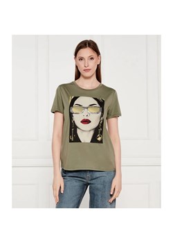 GUESS T-shirt SUNGLASSES MODEL EASY | Regular Fit ze sklepu Gomez Fashion Store w kategorii Bluzki damskie - zdjęcie 184325810