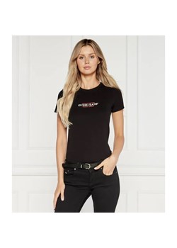 Guess Jeans T-shirt AMERICAN | Slim Fit ze sklepu Gomez Fashion Store w kategorii Bluzki damskie - zdjęcie 184325843