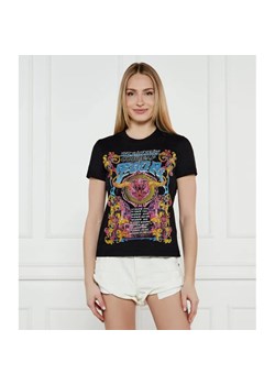 Versace Jeans Couture T-shirt | Regular Fit ze sklepu Gomez Fashion Store w kategorii Bluzki damskie - zdjęcie 184325901