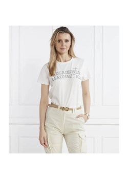 Aeronautica Militare T-shirt | Regular Fit ze sklepu Gomez Fashion Store w kategorii Bluzki damskie - zdjęcie 184326201