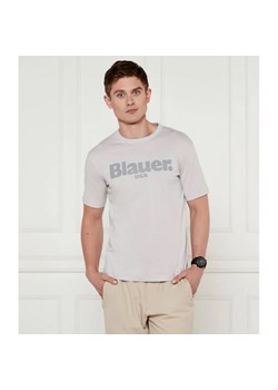 BLAUER T-shirt TONAL BOURNE | Regular Fit ze sklepu Gomez Fashion Store w kategorii T-shirty męskie - zdjęcie 184326314