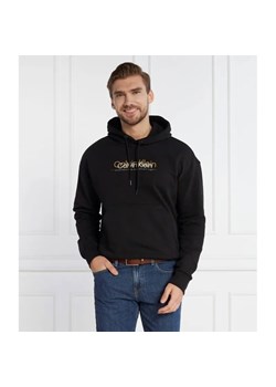 Calvin Klein Bluza DOUBLE FLOCK LOGO HOODIE | Regular Fit ze sklepu Gomez Fashion Store w kategorii Bluzy męskie - zdjęcie 184326464