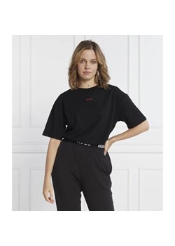 Hugo Bodywear T-shirt SHUFFLE | Oversize fit ze sklepu Gomez Fashion Store w kategorii Bluzki damskie - zdjęcie 184326493