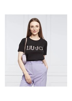 Liu Jo T-shirt | Regular Fit ze sklepu Gomez Fashion Store w kategorii Bluzki damskie - zdjęcie 184326494