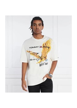 Tommy Jeans T-shirt | Loose fit ze sklepu Gomez Fashion Store w kategorii T-shirty męskie - zdjęcie 184326581