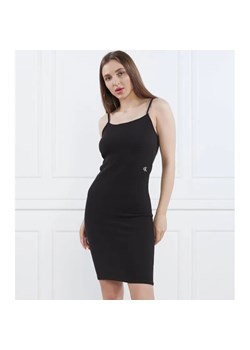 Calvin Klein Jeans Sukienka SLUB RIB STRAPPY ze sklepu Gomez Fashion Store w kategorii Sukienki - zdjęcie 184326673