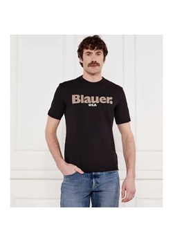 BLAUER T-shirt ERNST | Regular Fit ze sklepu Gomez Fashion Store w kategorii T-shirty męskie - zdjęcie 184326824