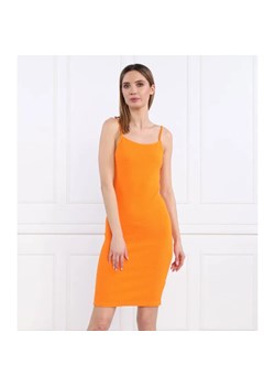 Calvin Klein Jeans Sukienka SLUB RIB STRAPPY | Slim Fit ze sklepu Gomez Fashion Store w kategorii Sukienki - zdjęcie 184326921