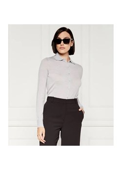 Calvin Klein Wełniany kardigan | Shaped fit ze sklepu Gomez Fashion Store w kategorii Swetry damskie - zdjęcie 184327060