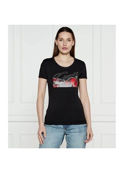 GUESS T-shirt ROSES | Regular Fit ze sklepu Gomez Fashion Store w kategorii Bluzki damskie - zdjęcie 184327192