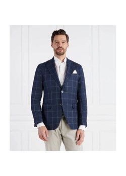 Oscar Jacobson Lniana marynarka | Regular Fit | z dodatkiem jedwabiu ze sklepu Gomez Fashion Store w kategorii Marynarki męskie - zdjęcie 184327332