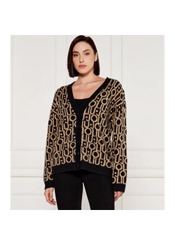 Liu Jo Wełniany kardigan | Loose fit ze sklepu Gomez Fashion Store w kategorii Swetry damskie - zdjęcie 184327450