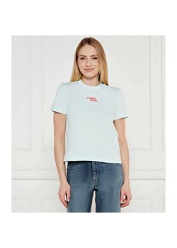 Calvin Klein Jeans T-shirt | Regular Fit ze sklepu Gomez Fashion Store w kategorii Bluzki damskie - zdjęcie 184327474