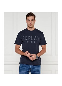 Replay T-shirt | Regular Fit ze sklepu Gomez Fashion Store w kategorii T-shirty męskie - zdjęcie 184327651