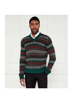HUGO Wełniany sweter Sissoh | Regular Fit ze sklepu Gomez Fashion Store w kategorii Swetry męskie - zdjęcie 184327740