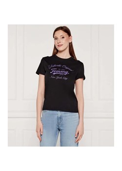 Tommy Jeans T-shirt | Regular Fit ze sklepu Gomez Fashion Store w kategorii Bluzki damskie - zdjęcie 184327840