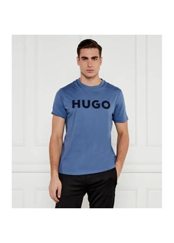 HUGO T-shirt Dulivio | Regular Fit ze sklepu Gomez Fashion Store w kategorii T-shirty męskie - zdjęcie 184327842