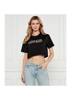 Calvin Klein Jeans T-shirt VARSITY | Cropped Fit ze sklepu Gomez Fashion Store w kategorii Bluzki damskie - zdjęcie 184327843