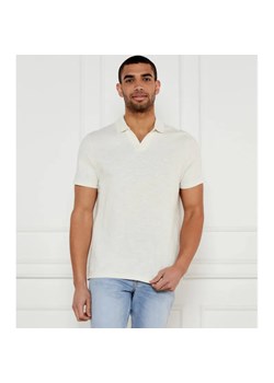 Calvin Klein Polo | Regular Fit | z dodatkiem lnu ze sklepu Gomez Fashion Store w kategorii T-shirty męskie - zdjęcie 184327874
