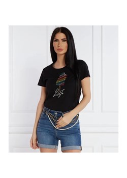 Liu Jo T-shirt | Slim Fit ze sklepu Gomez Fashion Store w kategorii Bluzki damskie - zdjęcie 184328033
