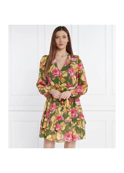 GUESS Sukienka z paskiem | z dodatkiem jedwabiu ze sklepu Gomez Fashion Store w kategorii Sukienki - zdjęcie 184328154